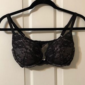 Black lace push up
